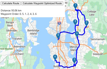 Route Waypoint Optimization