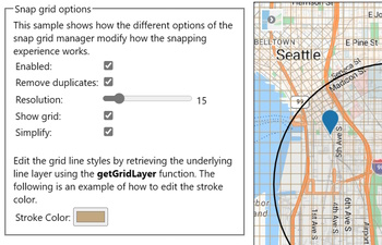 Snap grid options