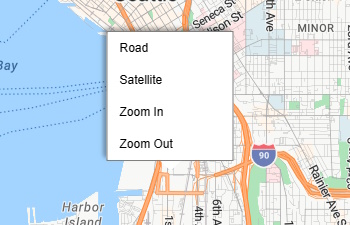 Add a Context Menu to the Map