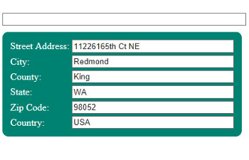 Fill Address Form with Autocomplete