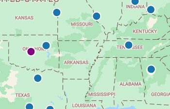 Get nearest POIs to a set of addresses