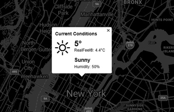 Get current weather at a location